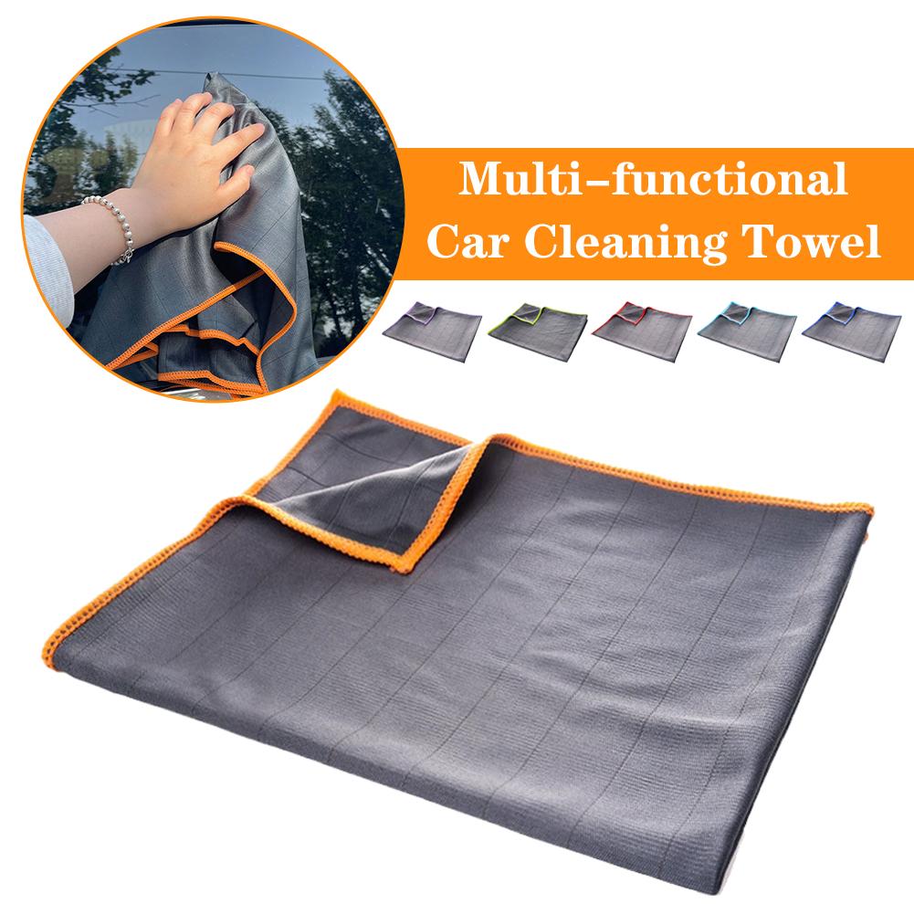 Microfiber Cleaning Cloth, Super Absorbent & Lint-Free Towel for Car Washing, Glass Cleaning, Streak-Free & Oil-Resistant L0U6