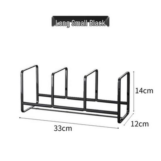 Japanese-Style Metal Dish Organizer: Cabinet Storage Rack for Plates, Bowls, Cutlery, and Chopsticks