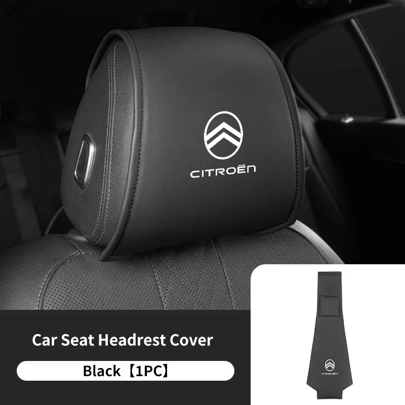 Leder Autositz Kopfstütze Schutzhülle Universelles Zubehör Für Citroen Grand Berlingo Jumper Celysee Xsara Picasso Aircross