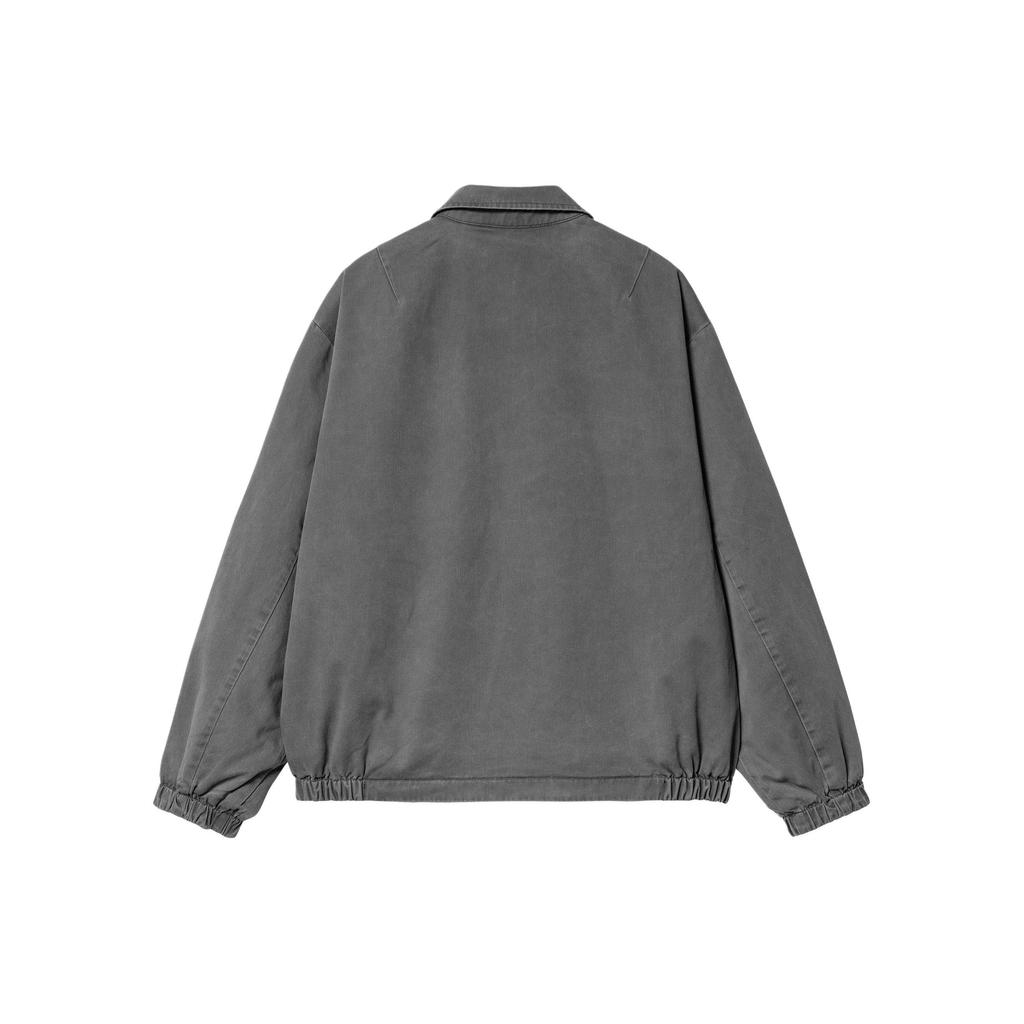 Carhartt WIP SS24 Harris Jacket Reversible Zip Long Sleeve Jacket Men Jackets Black A241001-89-PG