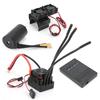 3660 3800KV Brushless Motor 80A ESC+Programmer Card Motor Heat Sink Set for 18 RC Car