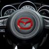1pcs Car Steering Wheel Emblem Logo Auto Decorative Styling For Mazda Speed MS 3 5 6 Axela Atenza CX-3 CX-4 CX-5 CX-8 CX-7 MS MP