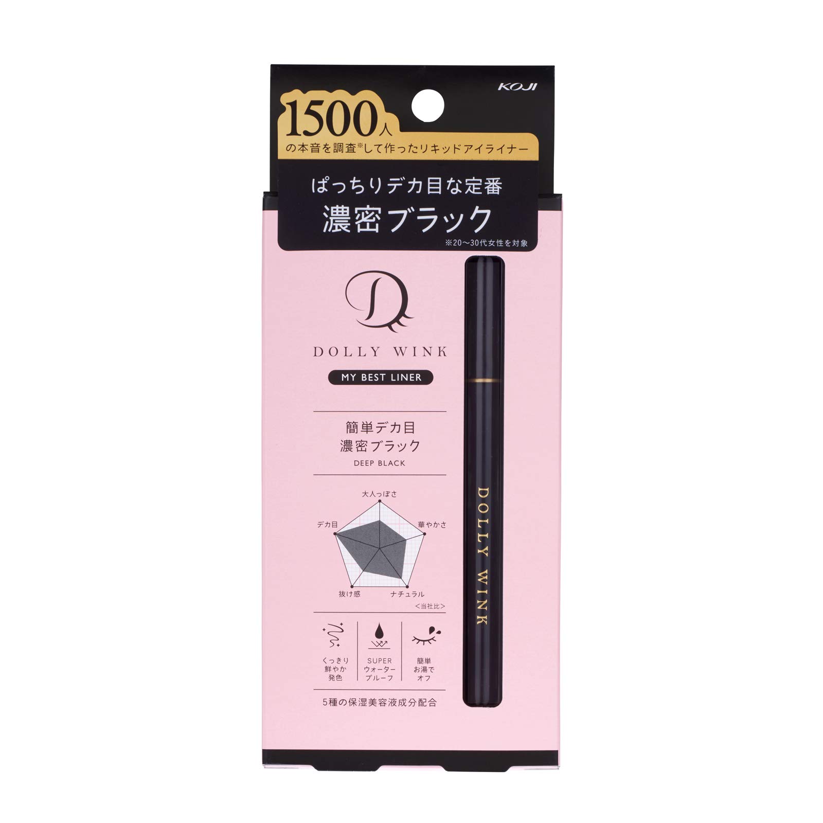 

Dolly Wink Cozy Dolly Wink My Best Liner Плотный черный