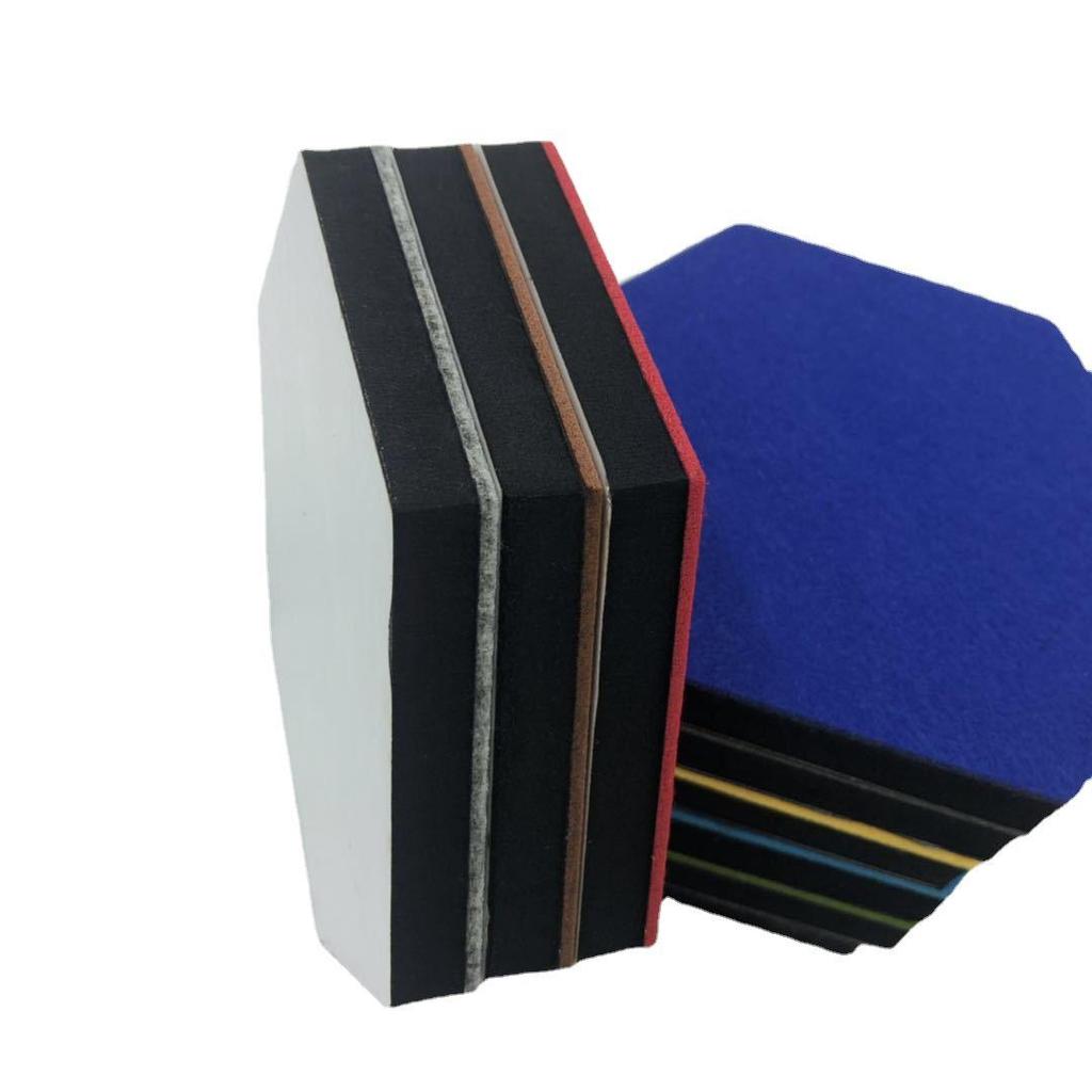 Hexagon Felt Pin Board: Colorful Self-Adhesive Memo & Message Board for Home Decor, Sound-Absorbing Photo Wall