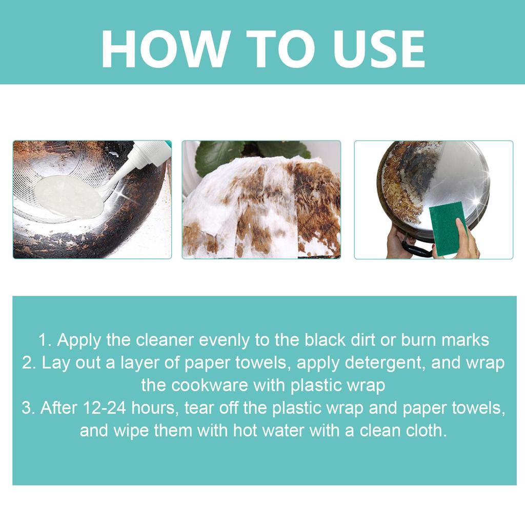 Kitchen Cleaner for Stovetop, Range Hood & Cookware - Heavy Duty Degreaser for Oil Stains & Burnt-on Residue