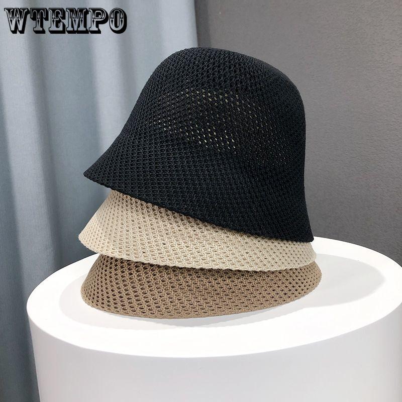 Female Fisherman Hat Spring and Summer Hollow Thin Sun Hat Sunscreen and Sunshade Bucket Hat Japanese Style