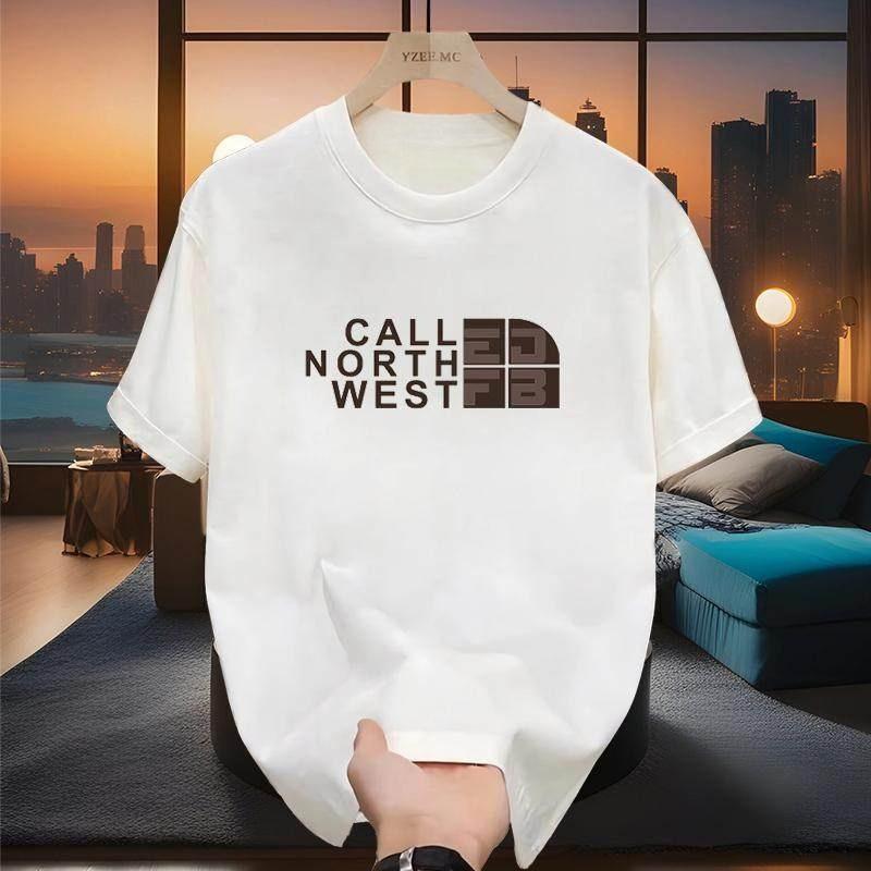 

Americanstyle Trendy Pure Cotton Shortsleeved Tshirt Mens and Womens Trendy Brand Roundneck Highend Summer Style 4XL