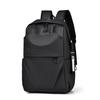 Men's backpack large capacity solid color simple business travel computer backpack junior high school student