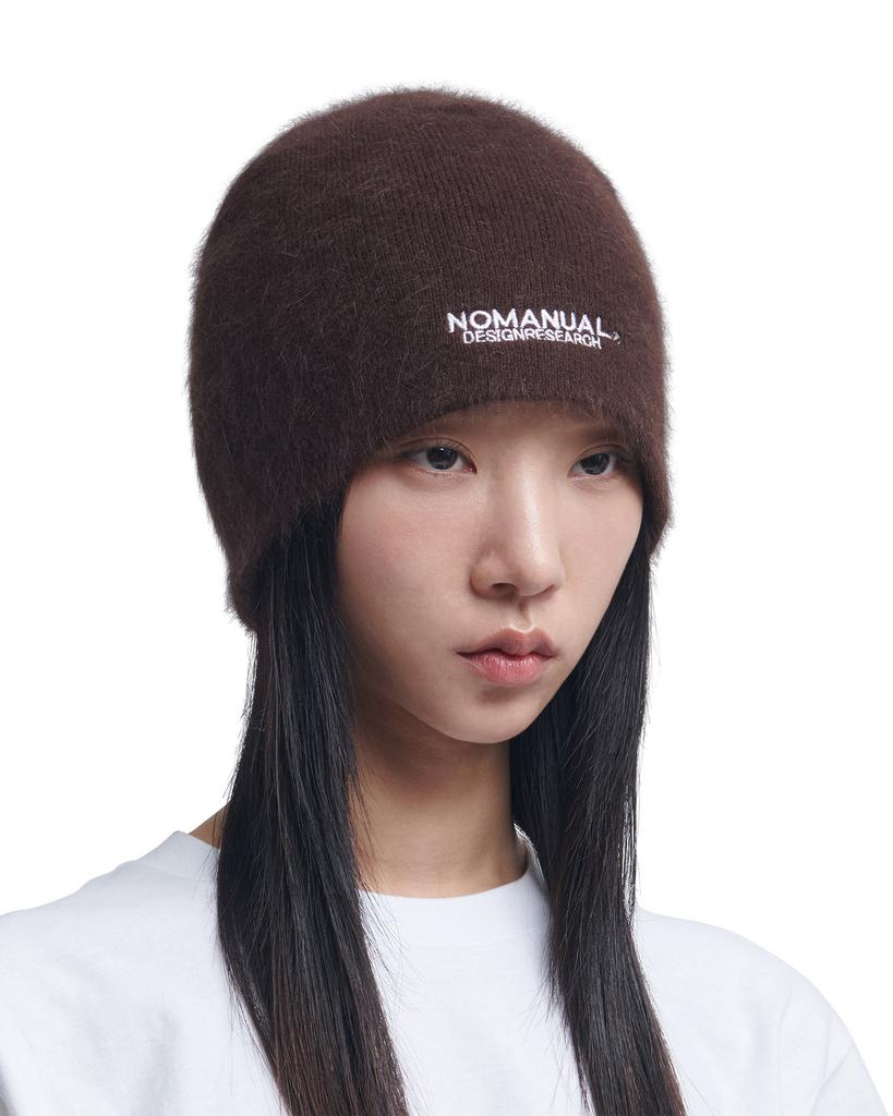 Nomaenyueol Nm Hairy Beanie - Brown