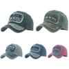 Unisex Baseball Cap Washed Retro Cloth Patched Design Fashion Casquette Letter Embroidery Hat