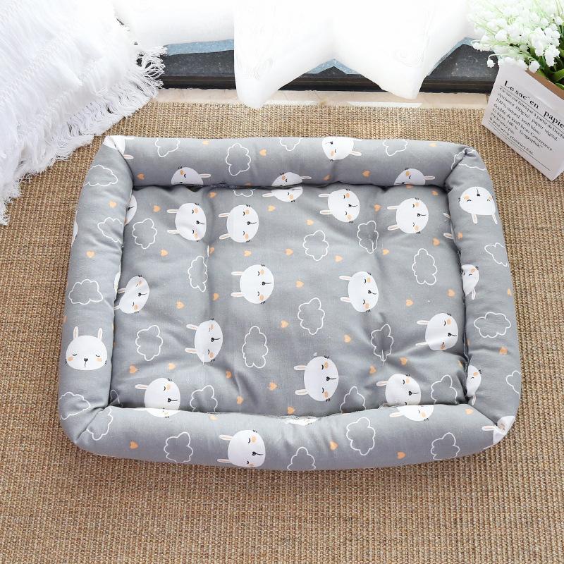 

Простое гнездо для домашних животных на все времена года, теплый коврик для кошки, будка для маленькой собаки, утолщенный холщовый коврик для собаки, коврик для кошки S 40*30cm