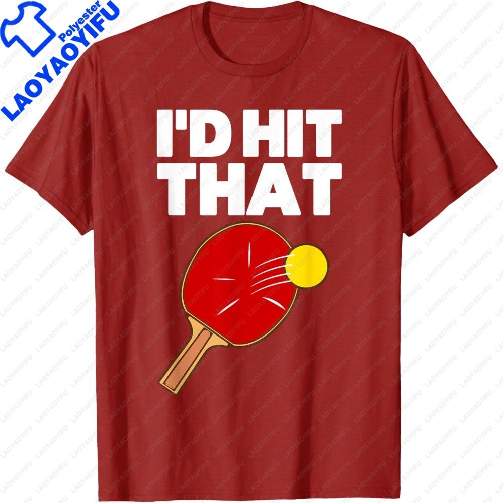 

Cool Table Tennis Design for Unisex Women Game Ping Pong Lovers TShirt Outdoor Sports Enthusiasts Clothes Ping Pong Bat Printing S