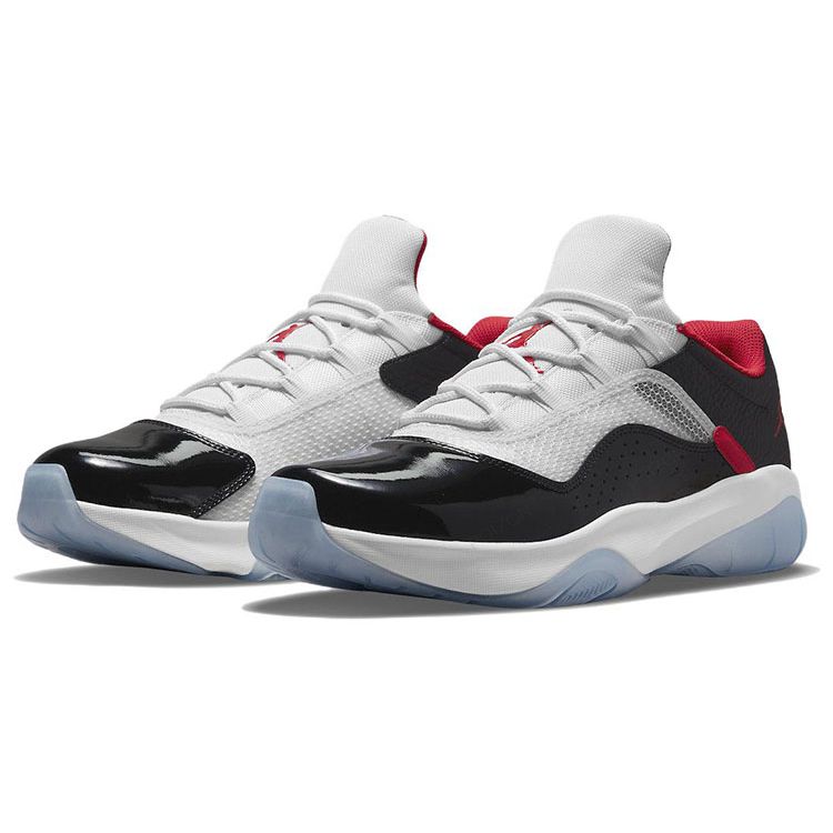 Air Jordan 11 CMFT Low White Black University Red Men Sneakers DO0613-160