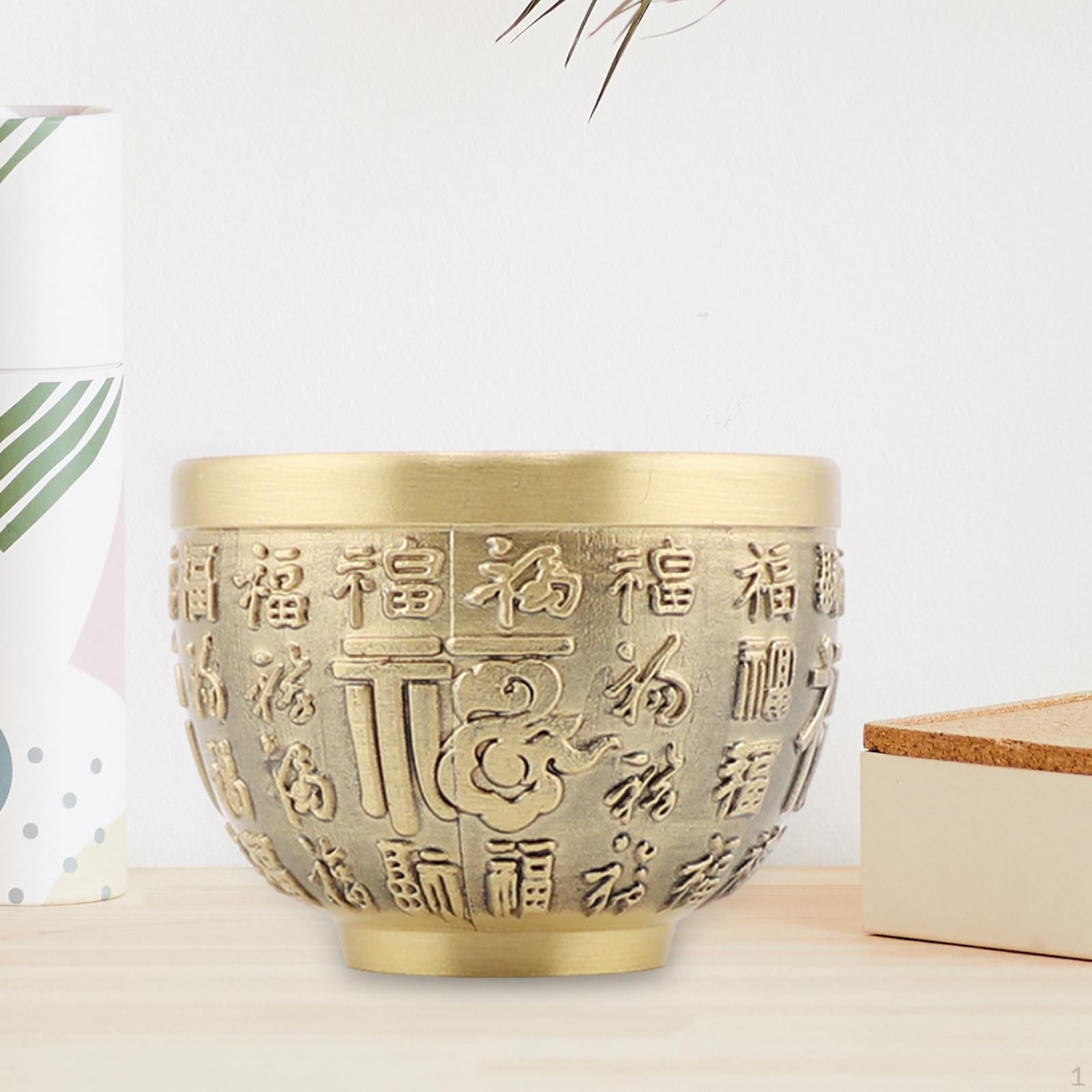 

Фэн-шуй Чаша Сокровищ Цилиндр Удачи Подарок Декор Ремесло Богатство Деньги Настольный