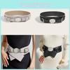 Cummerbundle Womens Cipri Waist Belt Oval Metal Buckle Clothing Accessories
