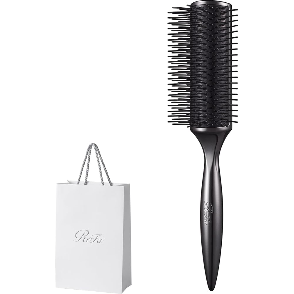 ReFa ARC Brush with Shopper Bag - Ergonomic Design, Lightweight, Easy to Use - Hair Styling Tool