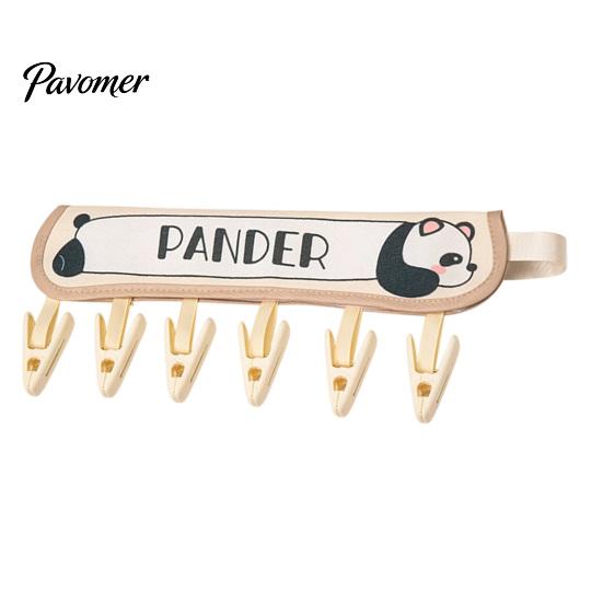 Portable Travel Drying Tool Fabric Hanger with Clips, Foldable Laundry Rack, Wear Resistant Compact Hanging Organizer for Dormitory And Camping