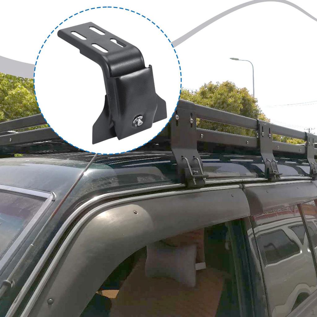 Car Gutter Mount Roof Rack Bracket Adjustable Versatile Easily Install Heavy Duty