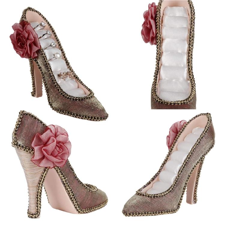 Multifuntional High Heel Shape Jewelry Holder Organizers for Displaying Earrings Necklaces Rings and Decorative Items