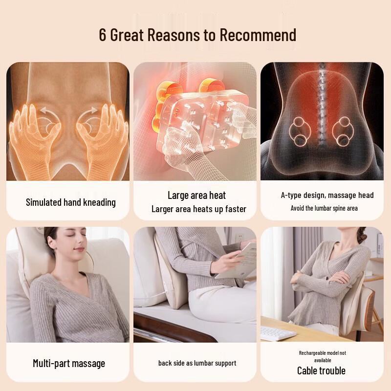 WayourCare Red Light Lumbar Massager CN plug (adapter included)