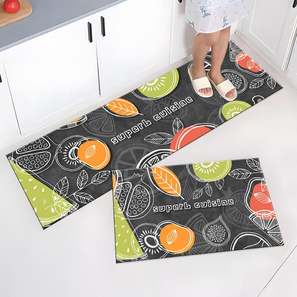 Tappeto da cucina semplice in stile nordico alla moda, tappeto da casa, decorazione moderna per la casa