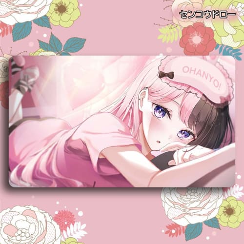 

Senkou Draw Card Game Play Mat/Mouse Pad, Hinano Tachibana, Anime Goods, Universal TCG Game Play Mat with Storage Case, Anime Moe, No Card Frame (60cm
