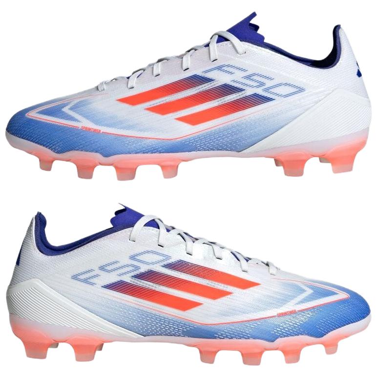 Adidas F50 Pro Comfortable Versatile AG HG Artificial Turf Soccer Shoes Men Soccer Shoes White Red Blue IF1325