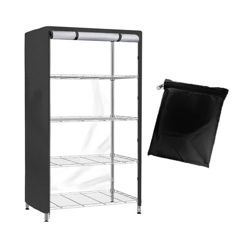 Shelf Protective Cover Dustproof Waterproof Storage Shelving Unit Cover Outdoor Shelf Display Rack Protective Cover Indoor