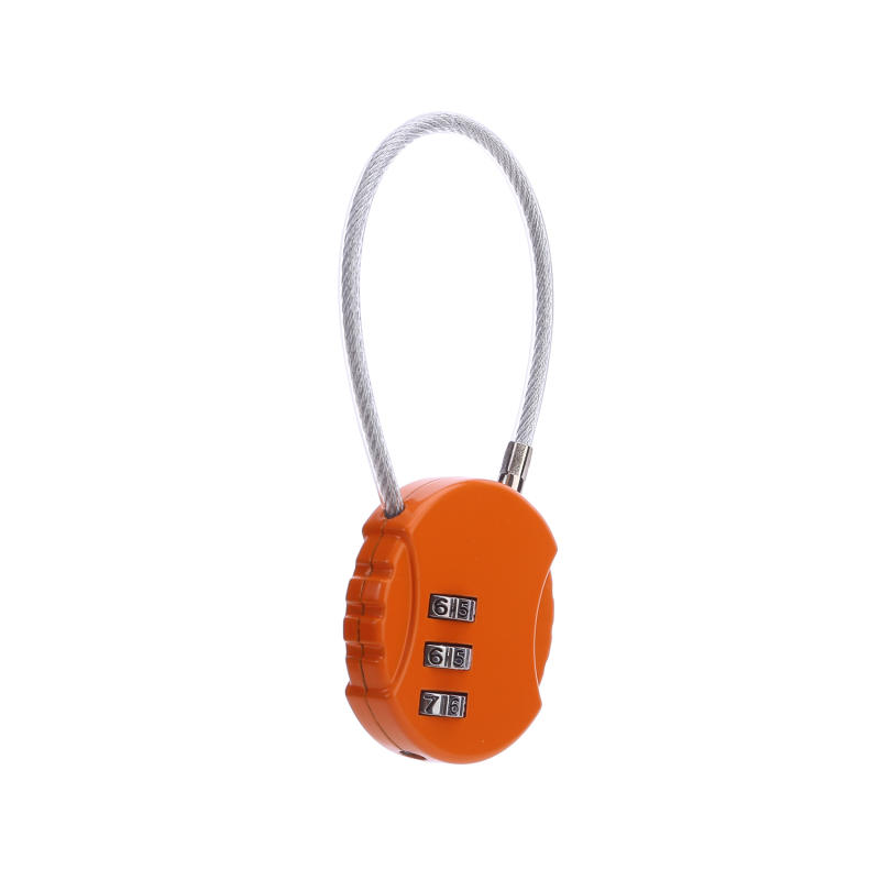 Compact Small Combination Padlock Multi-purpose Cable Lock with Code for Luggage Suitcase Backpack Bicycle Stainless Steel Fast Delivery
