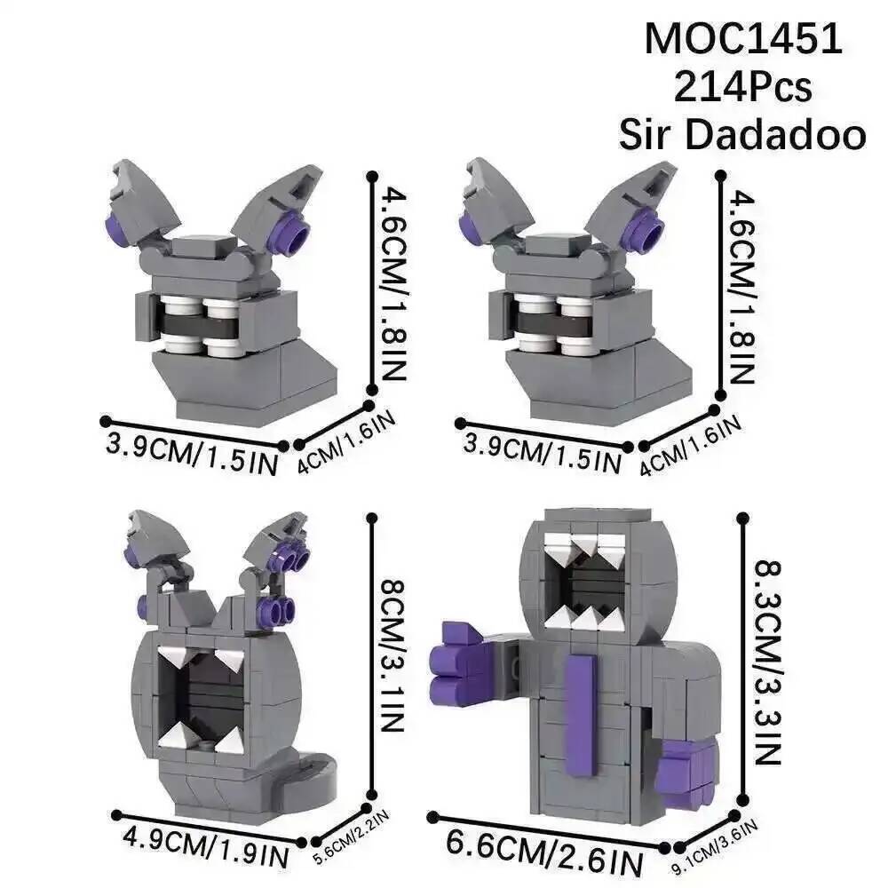 Banban Bahçesi 8 Blok Banban Bahçesi 0 Yapı Blokları Truffletoot Flumbo Syringeon Bittergiggle Jester Dadadoo Blok Oyuncak