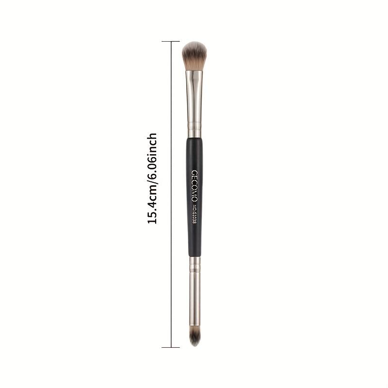 

Double-headed painting eyeshadow brush novice makeup brush soft hair does not eat powder natural dizzy dye easy makeup чёрный