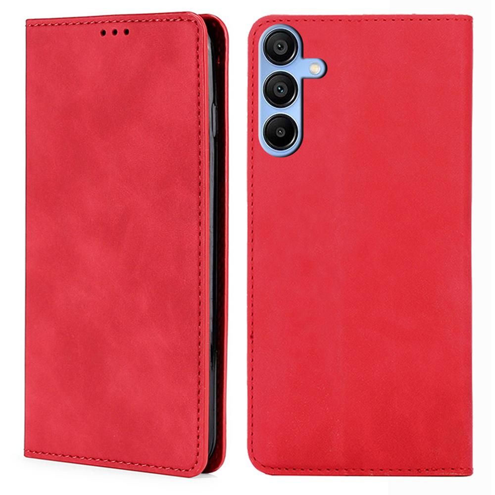For Samsung Galaxy A15 5G/4G Case PU Leather Stand Mobile Phone Cover with Card Slots
