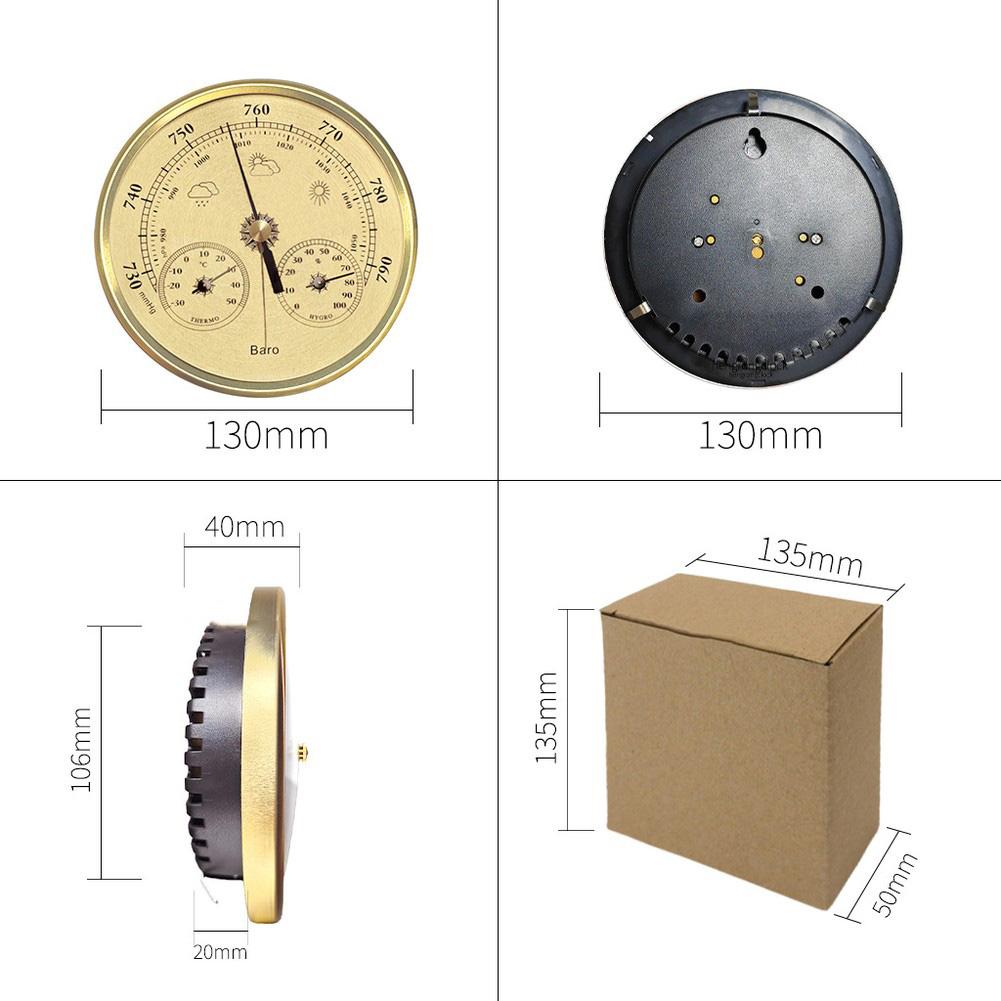 No Battery Operation Weather Station Accuracy 2C 5 RH 5hPa Mechanical Analog Display Weather Station Thermometer