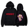 Horror movie themed hoodie, Harajuku hip-hop street style men's autumn and winter hooded sweatshirt pullover