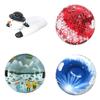 Folding Inflatable Snow Tube Sled with Handles Thicken PVC Snow Tubing Winter Snow Tube Winter Outdoor Sports Toy