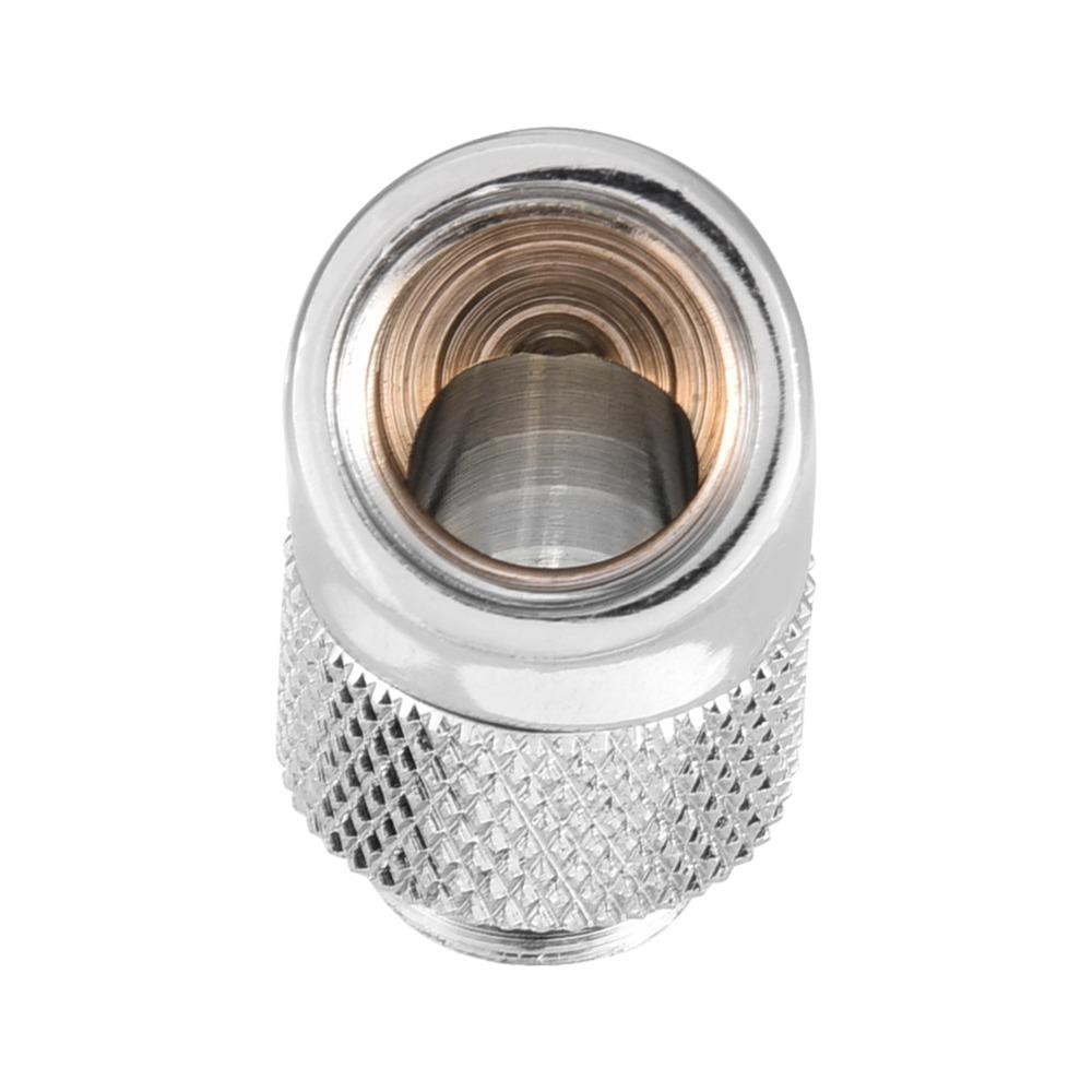 2PCS G1/4 Water Cooling Connector Silver Adapter Connector Fitting Adapter Water Cooling System