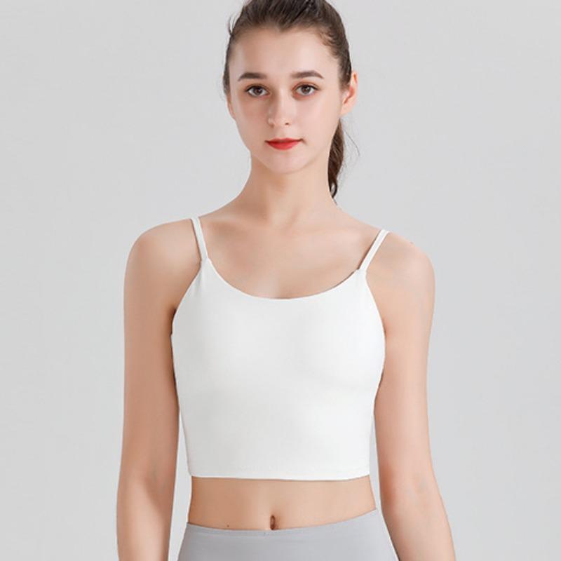 Nové sportovní spodní prádlo na jógu Venkovní podprsenka se zkříženými zády Fitness běžecká vesta na jógu odolná proti nárazům