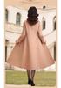 Cappotto Antivento in Lana Snellente da Donna - Sopra il Ginocchio, Caldo, per Primavera, Autunno, Inverno