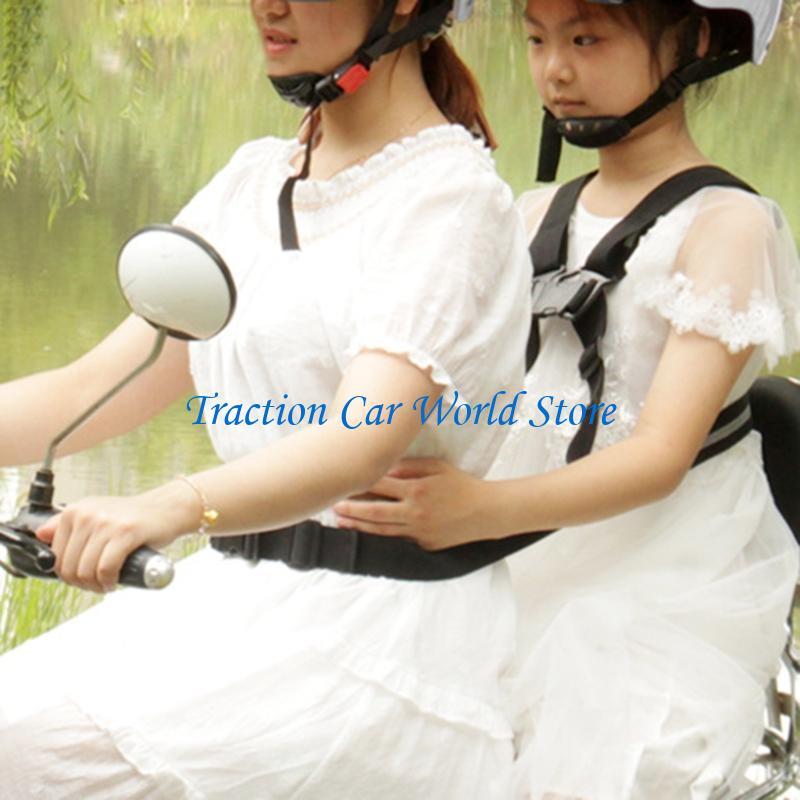 L9BC Adjustable Safety Harness Child Safe Riding Harness Polyester Hardness Child Protections Belt for Motorcycle Riding