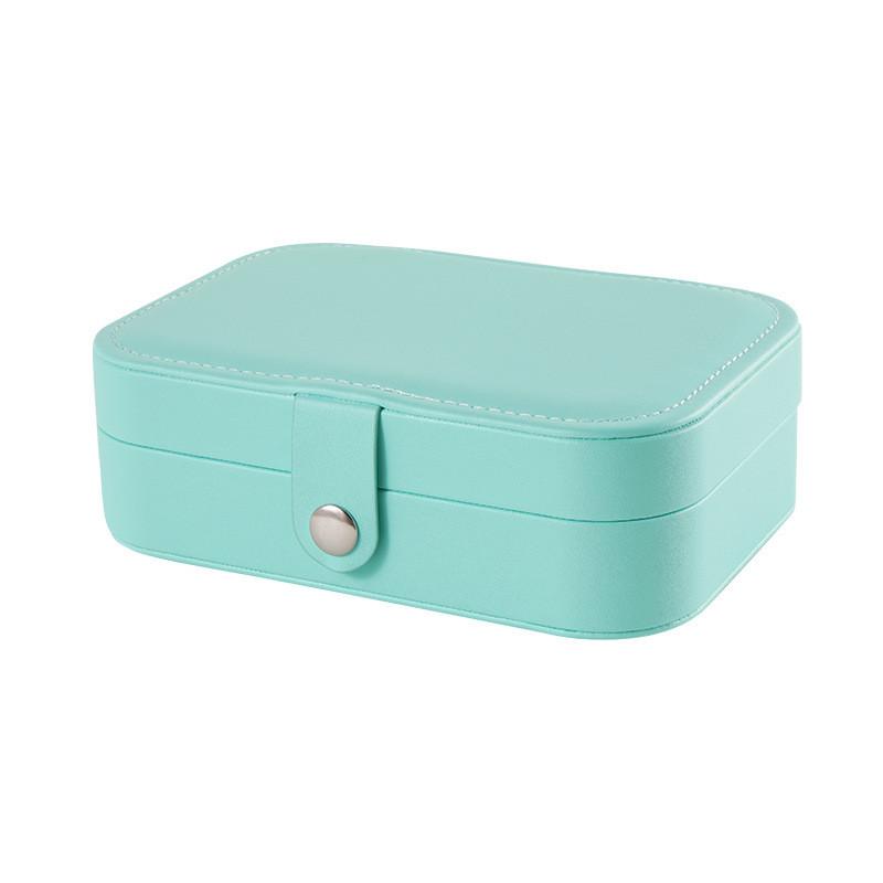 Leather Jewelry Box With Double Layer Large Capacity Organizer For Travel And Gift Giving