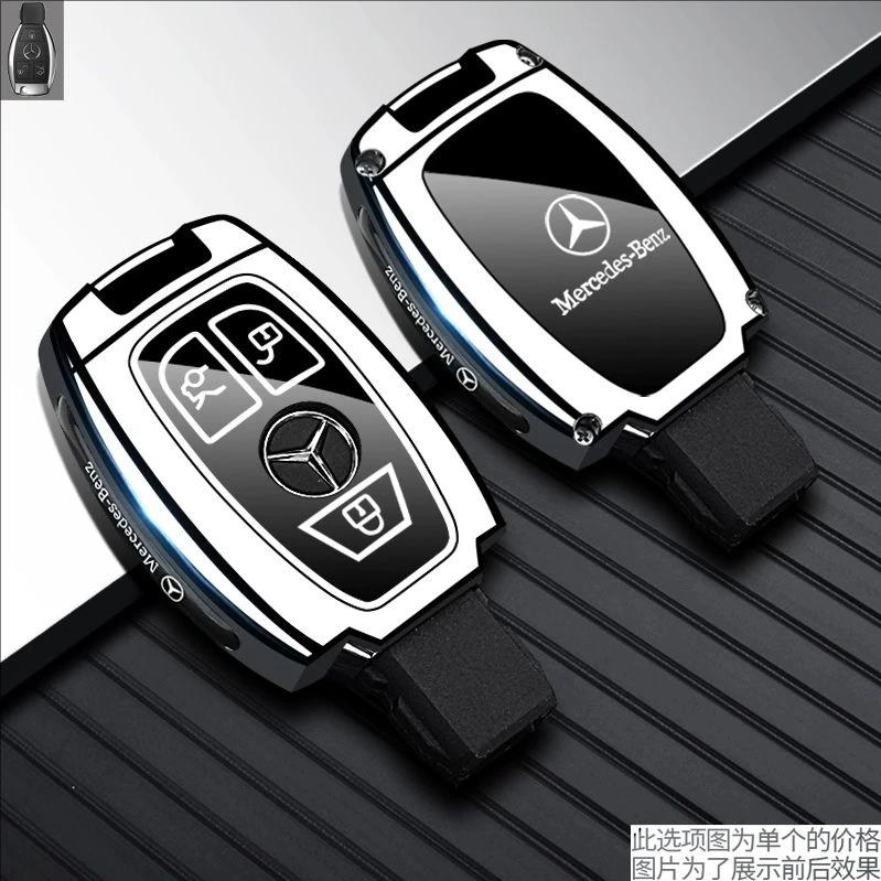 TPU Style Car Key Case Cover Shell Fob For Mercedes Benz C E S Class W206 W223 W214 GLA GLB GLC CLA CLS E300 S450 S580 S500 LL3