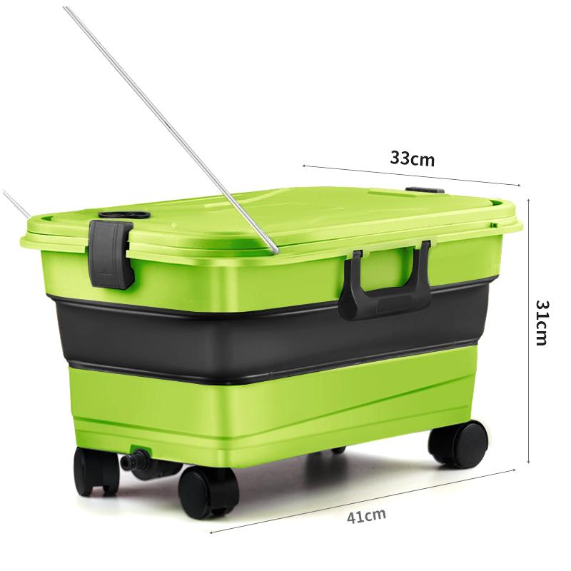 

22L Large Capacity Foldable Water Tank Special Bucket for Car Washing Machine Suitable for Car Cleaning Camping Fishing Washing