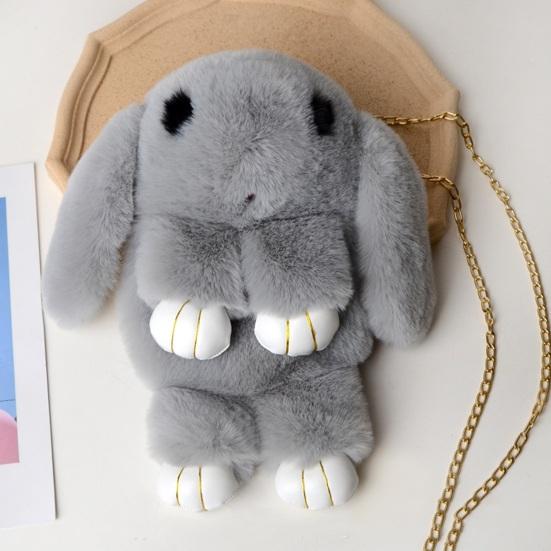Cute Plush Bunny Rabbt Shoulder Bag, Cartoon Faux Fur Crossbody Purse For Women - Etsy