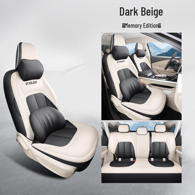 Universal Full Leather Car Seat Cushion for Wuling Xingguang: All-Season Comfort