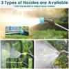 5L Battery Powered Sprayer with 3 Mist Nozzles Portable Sprayer with Adjustable Shoulder Strap USB Rechargeable Irrigation Tool