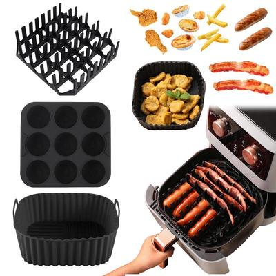 Ru Han Air Fryer Silicone Baking & Rack Set