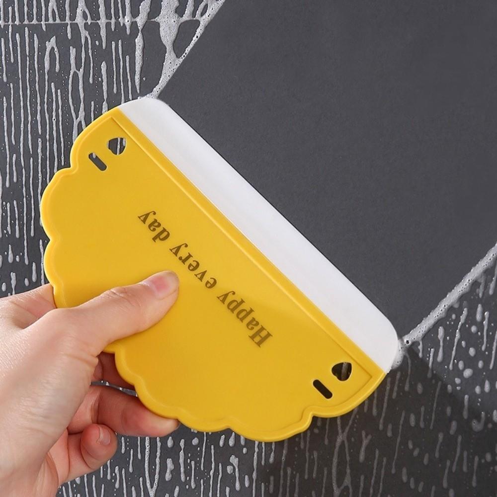 3pcs Non-Scratch Silicone Glass Wiper Cloud Shape Bathroom Mirror Cleaner Glass Squeegee Household