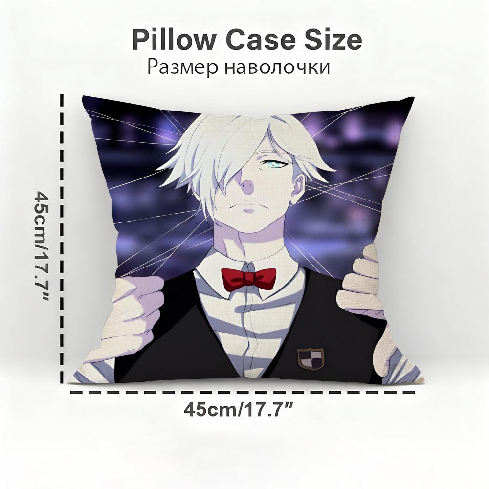 Death Anime P-Parade Cushion Cover Home & Car Multi-Scene Pillow Cover - Reversible, Soft & Durable For Daily Use