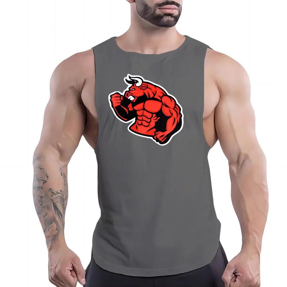 Freizeit Ärmelloses Shirt Basketball Outdoor Mode Atmungsaktive Vier Jahreszeiten Schnell Trocknend Y2k Sport Fnaf Gym Kleidung Männer Tank Top