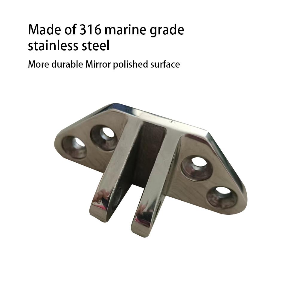 Deck Hinge Boats Polished Cabin Strap Wide Application Hinges Marine Hardware Yacht Replacement Parts Accessory